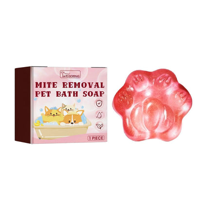 Pet Soap for Cats and Dogs Relieves Itchy Skin Anti Mite Cleaning Hair Care