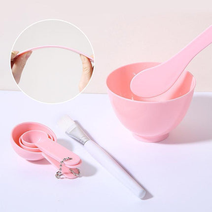 6pcs/set DIY Face Mask Spatula Brush SPA Mixing Bowl Facial Measuring Spoon Tool - Aimall