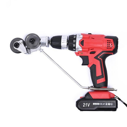 Electric Drill Plate Cutter Sheet Metal Nibbler Precise Cutting Shears Cutter - Aimall