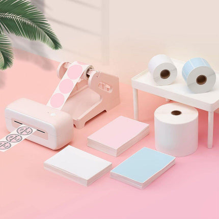 Pink Label Paper Holder Organizer Stand for Office Desk Shelf Storage Solution