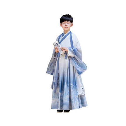 Kids Ancient Chinese Traditional Hanfu Dress Tang Suit Cosplay Costume Dress - Aimall