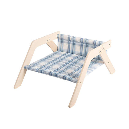 Cat Fabric Chair Bed Washable Recliner Portable Puppy Sleeping House Nest Chiar