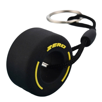 Creative PVC Soft Rubber Tire Keychain Car Key Pendant Schoolbag Accessories