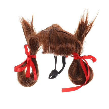 Pet Wig for Dogs and Cats Costume Accessory Pet Supplies for Halloween Parties