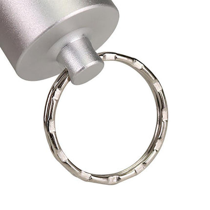 Mini Keychain Aluminum Pill Container Waterproof Medicine Holder Case Keyring - Aimall