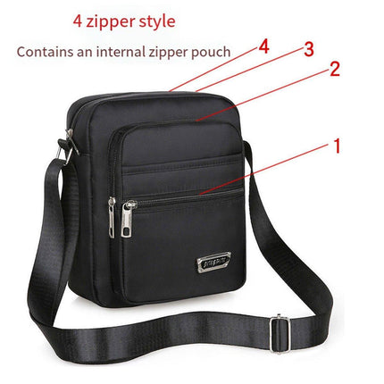 Mens Crossbody Shoulder Bag Travel Messenger Bag Casual Handbag for Boys and Men
