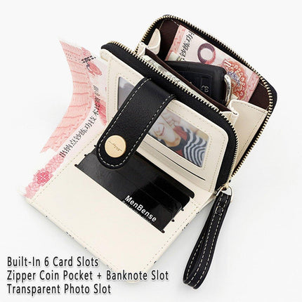 Cute Kitten Wallet Zipper Coin Purse for Girls Women Card Holder Student Style