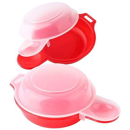 Easy Eggwich Microwave Egg Cooker Poacher Saves Time Eggs Made Easy Cooking 2Pcs - Aimall