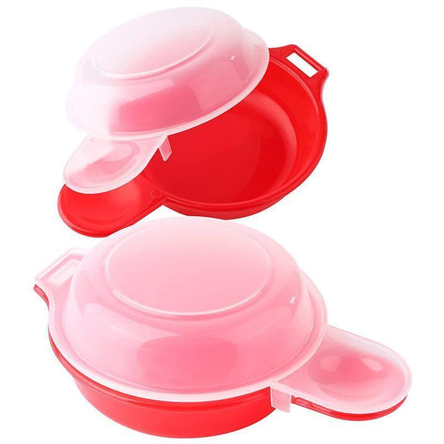 Easy Eggwich Microwave Egg Cooker Poacher Saves Time Eggs Made Easy Cooking 2Pcs - Aimall