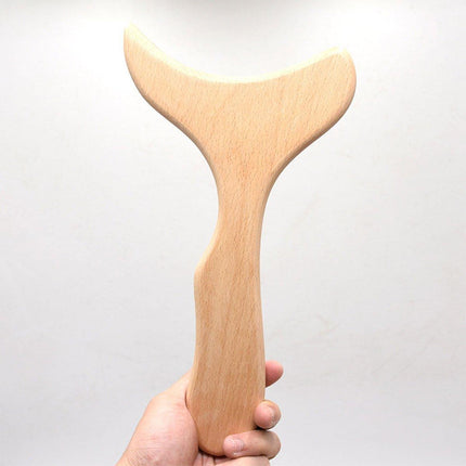 Beechwood Massager Meridian Scraping Board for Body Muscle Relaxation Tool