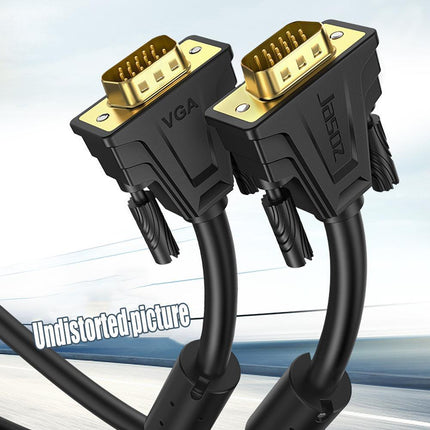 1M VGA 15pin Monitor Projector Cable VGA 3+6 HD Video Cable for LCD Laptop - Aimall