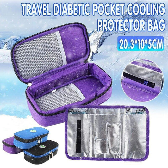 Insulin Pen Case Pouch Cooler Travel Diabetic Pocket Cooling Bag mall AU Stock - Aimall