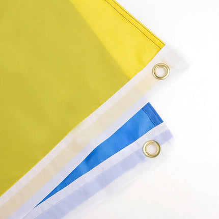 150x90cm Large Ukraine Flag 5*3FT Ukrainian National Outdoor Banner 2 Eyelets - Aimall