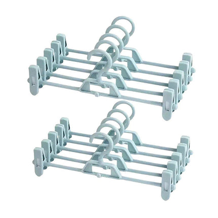 Seamless Household Retractable Pants Rack Buckle Clothes Clip Inner Hanger