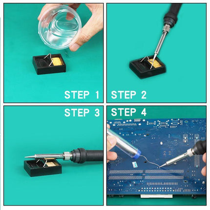 15IN1 Soldering Iron Kit 60W Electric Welding Tool Adjustable Temperature VIC - Aimall