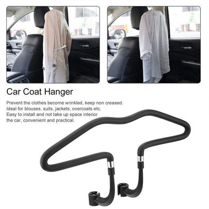 Car Seat Back Hanger Multifunctional Clothes Storage Rack PU Leather Suit Holder