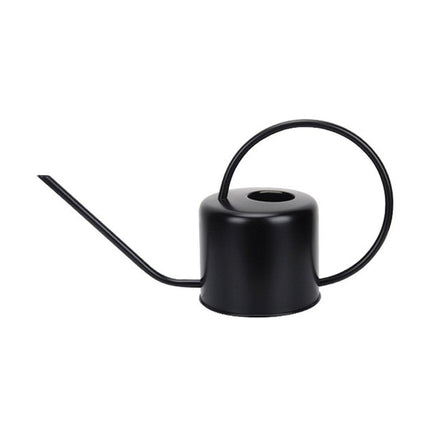 Large Capacity Metal Watering Kettle Retro Garden Spray Pot with Long Spout