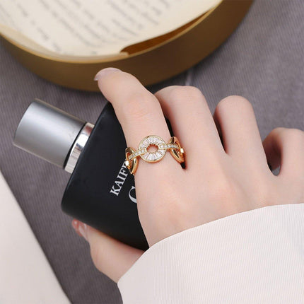 Adjustable Circle Ring Opening Fashion Jewellery Women Trendy Accessories