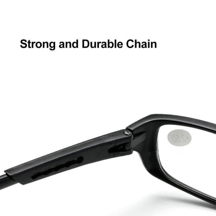 Folding Reading Glasses for Elderly Convenient Neck Hanging Portable Eyewear