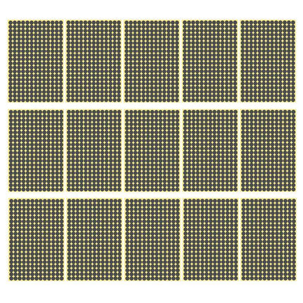 8/13/25/50mm Colour Sticker Dots Adhesive Round Labels Circular Scrapbooking Grey - Aimall