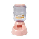 Automatic 3.8L Food Feeder Pet Dog Cat Puppy Dispenser Feeder Bowl Bottle - Aimall