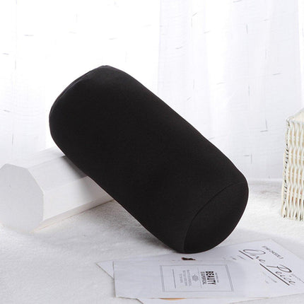 Solid Color Cylindrical Foam Particle Pillow Multi-Functional Neck Waist Support