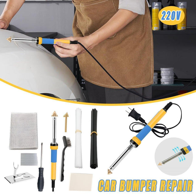 100W Plastic Welding Welder Kit Car Surface Bumper Repair Soldering Iron Tool