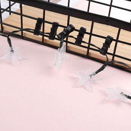 Up 100PCS Led Fairy Lights Gutter Hooks Heavy Duty Clips Party Led Fairy Light - Aimall