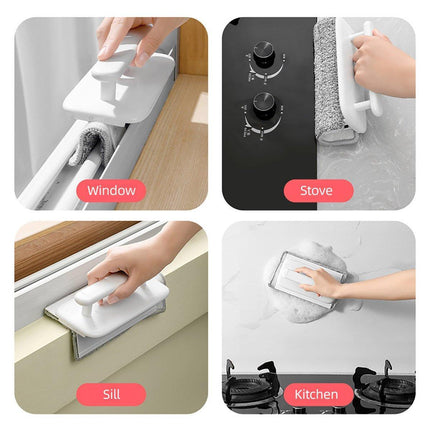 Window Groove Cleaning Brush Removable Door Gap Cleaner Dead Angle Wiper Tool