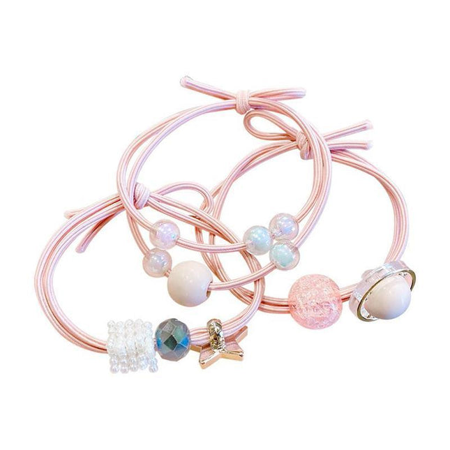 8PCS Baby Kids Girl Hair Bands Elastic Rope Ties Ponytail Holders Accessories - Aimall