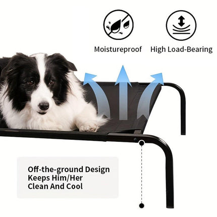 Heavy Duty Pet Raised Bed Elevated Trampoline Hammock Cat Dog Raised Deluxe
