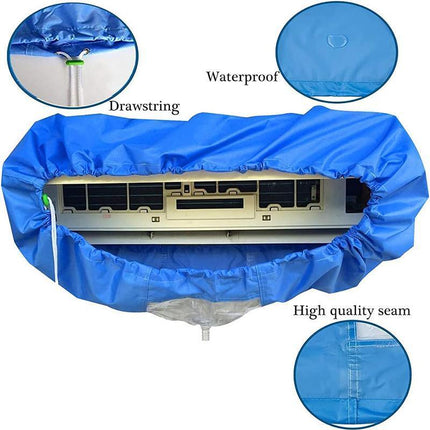Air Conditioner Cleaning Covers Dust Washing Clean Protectors Bags Waterproof - Aimall