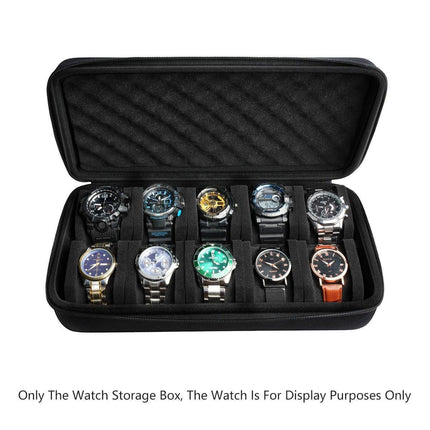 Ten Slots Watch Storage Box Shockproof Mechanical Smart Watch Organizer Case