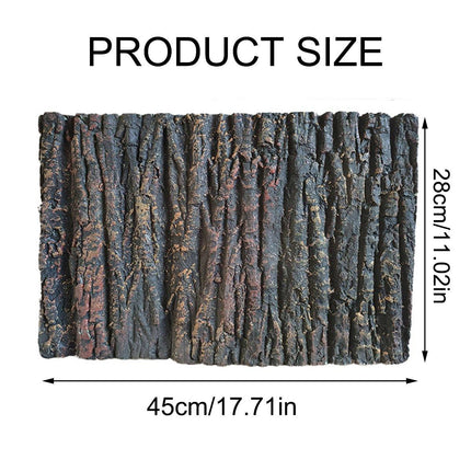 3D Reptile Box Background Plate Rock Stereoscopic Aquascape Tank Decoration