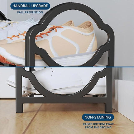 Four Layer Shoe Rack Storage Organizer Multi Tier Shoe Shelf for Entryway Closet