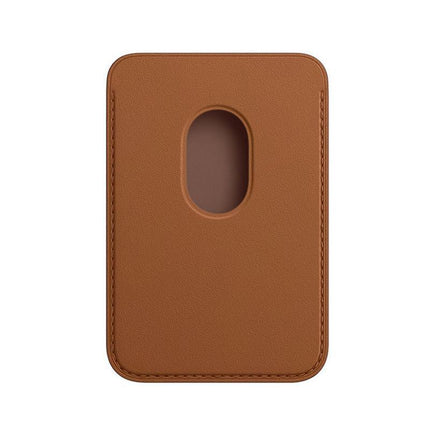 Magnetic Card Holder For Magsafe iPhone 14 13 Pro Max Leather Wallet Card Pocket - Aimall