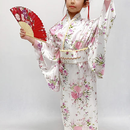 Toddler Kids Baby Girls Outfits Clothes Kimono Robe Japanese Traditional Costume - Aimall