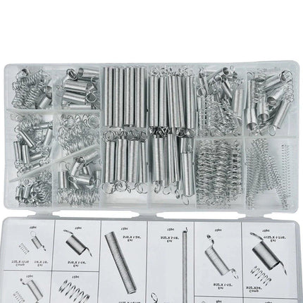 200PCS Tension Compression Springs Assortment DIY Projects Repair Tools