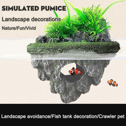Fish Tank Aquascape Hoverstone Decoration Natural Rock Landscaping for Aquarium