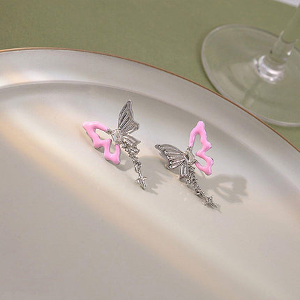 Stylish Hollow Butterfly Earrings for Women Lightweight Fashion Jewelry Elegant