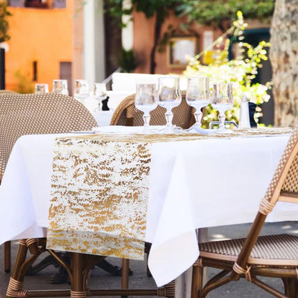 2 Rolls Mesh Tablecloth Rolls Table Runner Party Decoration for Wedding Events