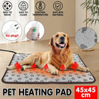 Electric Pet Heating Pad Waterproof Cover Heated Mat Dogs Cats Bed Blanket - Aimall