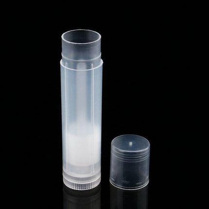 10/30/50/100x Clear Lip Balm Tubes Caps 5g Transparent Empty Lipstick Container - Aimall