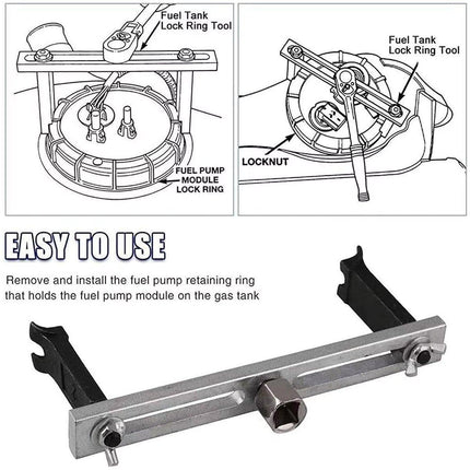 Adjustable Universal Fuel Tank Cover Removal Tool 3 Claws Gasoline Pump Wrench