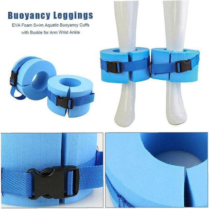 2pcs Swimming Gear Arm Floats Big Buoyancy Water Sports Tie Legs and Feet Rings