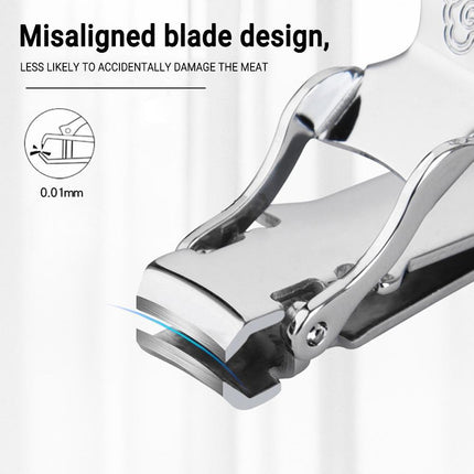 Tricolor Nail Clippers Set Stainless Steel Professional Hand Care Cutter Tool