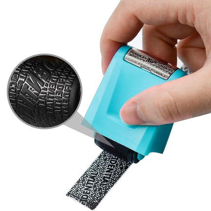 Garbled Code Security Seal Roller Personal Information Protection Privacy Tool