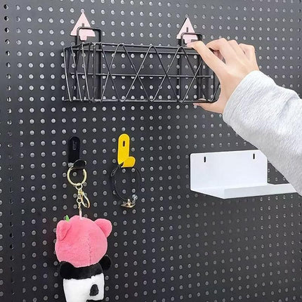 5pcs Pegboard Hooks Storage Accessories Organizing Tools Wall Hanging Solutions