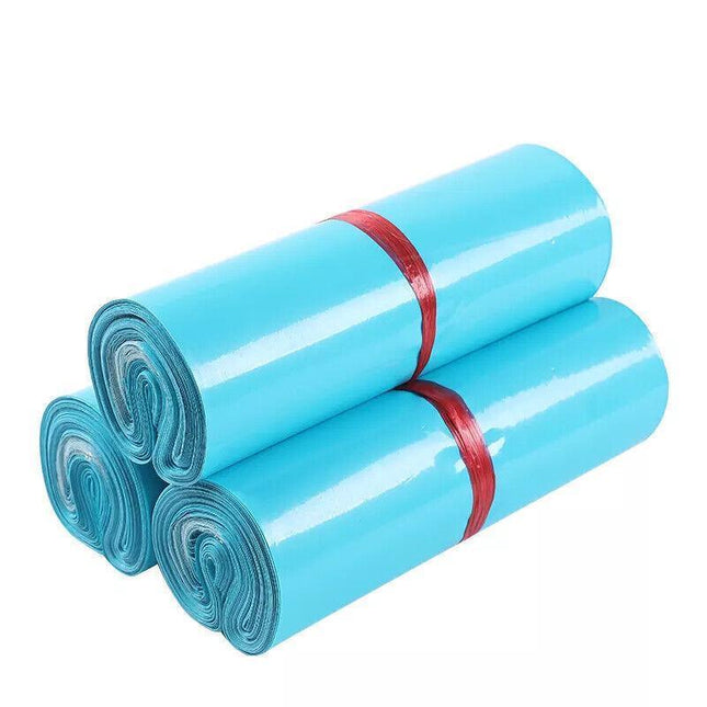 Poly Mailer Bags Mailing Satchel Plastic Courier Self Sealing Packing Blue - Aimall