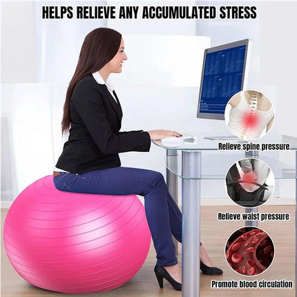 Explosion-Proof Thickened Inflatable Yoga Ball Massage Fitness Stability Ball
